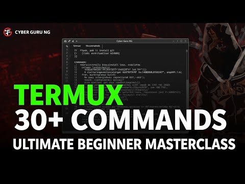 Termux Full 30 Basic Commands Masterclass: The ULTIMATE Beginner Guide (2025)