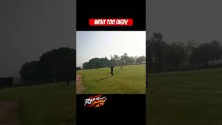 Went too high! #cricket #cricketshorts #shorts #shortvideo #batting #indian #gopro #ipl #sg