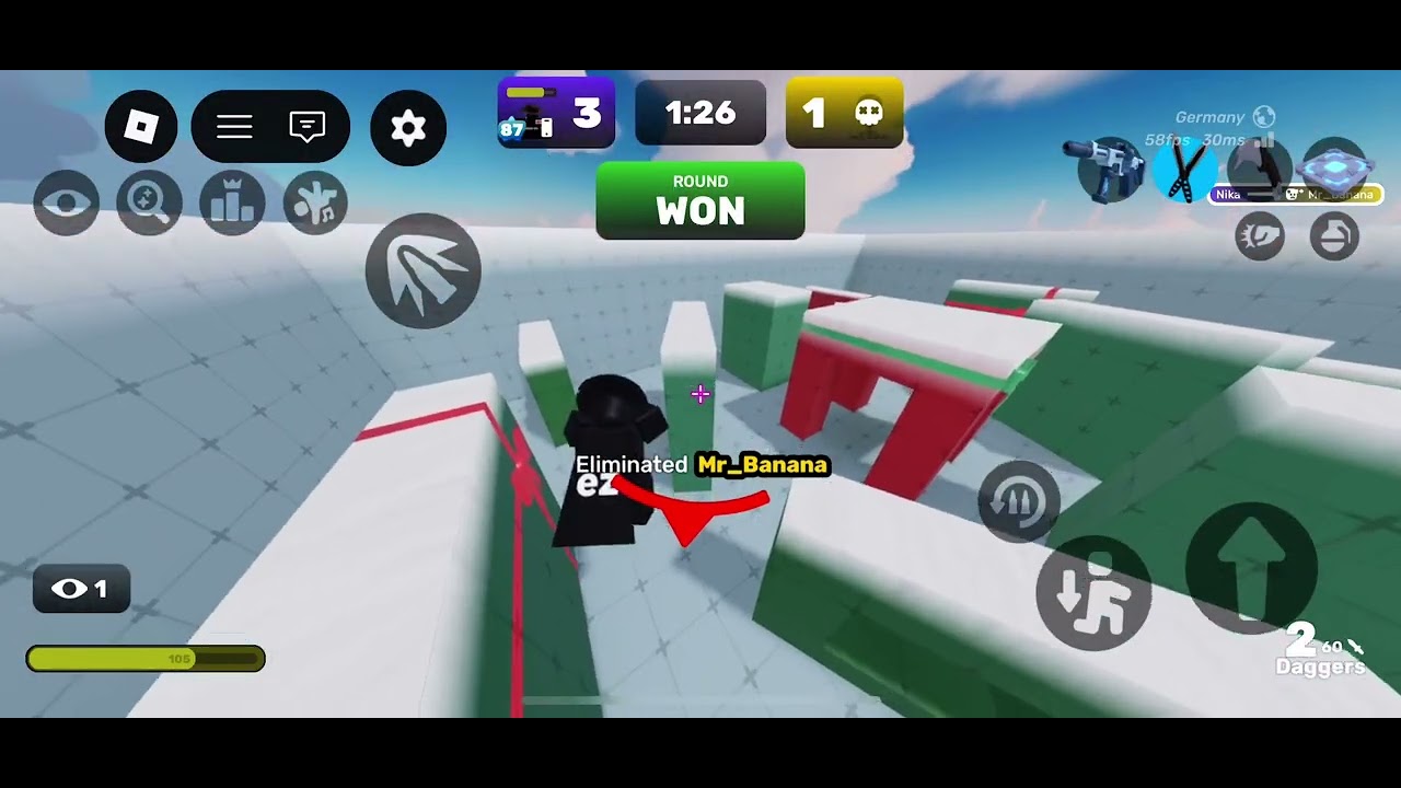 I FINNALY GOT THE CANDY CANE KNIFE SKIN #rivals #viral - YouTube