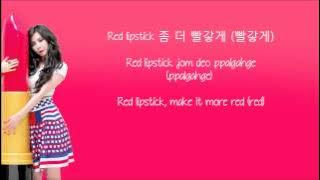 Hyuna - Red (빨개요) (Hangul/Rom/Eng Lyrics) Eng sub