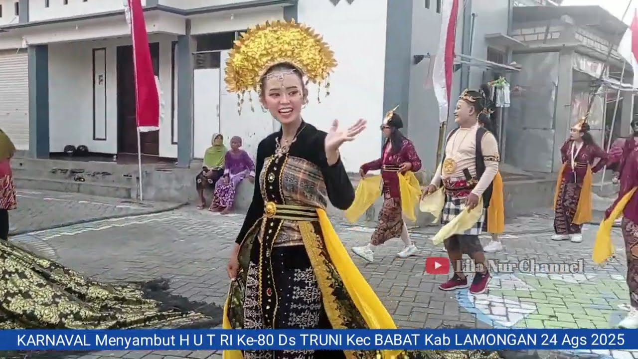 KARNAVAL HUT RI KE-80 Desa TRUNI Kec BABAT Kab LAMONGAN Minggu 24 Ags 2025
