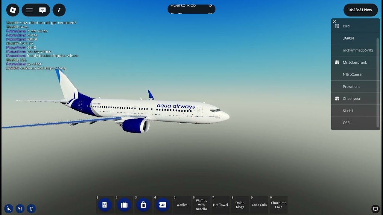 ROBLOX | Aqua Airways | Business Class | Boeing 737-MAX-8 | Part 3
