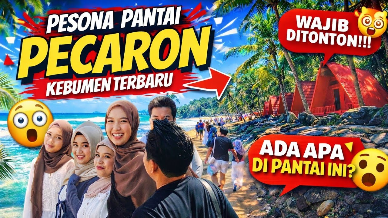 PANTESAN BANYAK BIDADARI || INILAH PANTAI PECARON KEBUMEN DENGAN SPOTNYA YANG KECE & EXOTIS