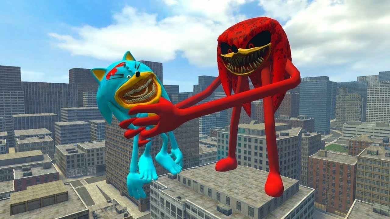 KNUCKLES INNYUME SMILEY'S VS ALL SHIN SONIC AMY TAPES BLUE AND OTHER in Garry's Mod