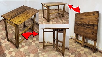 Creative Ideas For Small Spaces // Build a Fabulous Folding Table, Portable Folding Tables