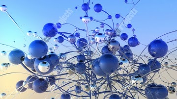 Abstract CGI motion graphics and animated background