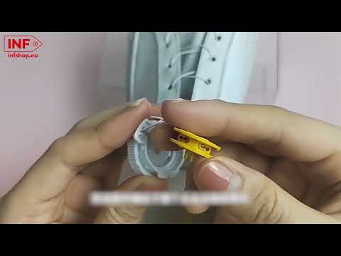 INF Lacets autobloquants sans nœuds pour chaussures