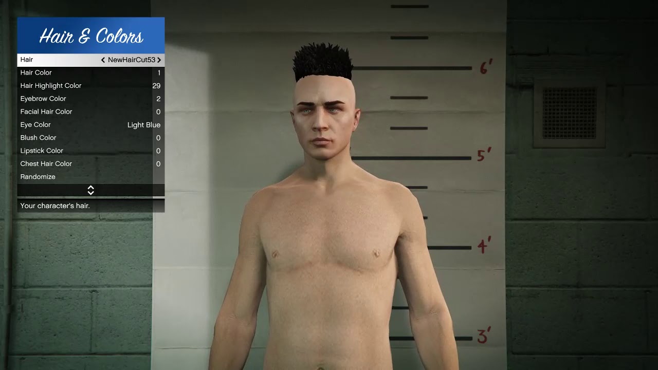 Gta V Add On Male Hair Pack Youtube