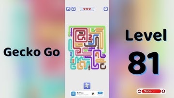 Gecko Go Level 81 Walkthrough 🦎 | Puzzle Escape Game | Safe Path Strategy & Solutions