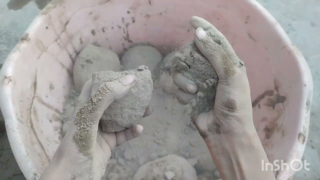 Silky crunchy sand crumbling 🤤❤️ water calypot + dry tub satisfying sleepaid crumbling 😍🤤