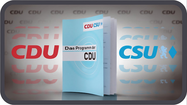 Das Wahlprogramm von CDU/ CSU (Union) erklärt | Bundestagswahl 2021