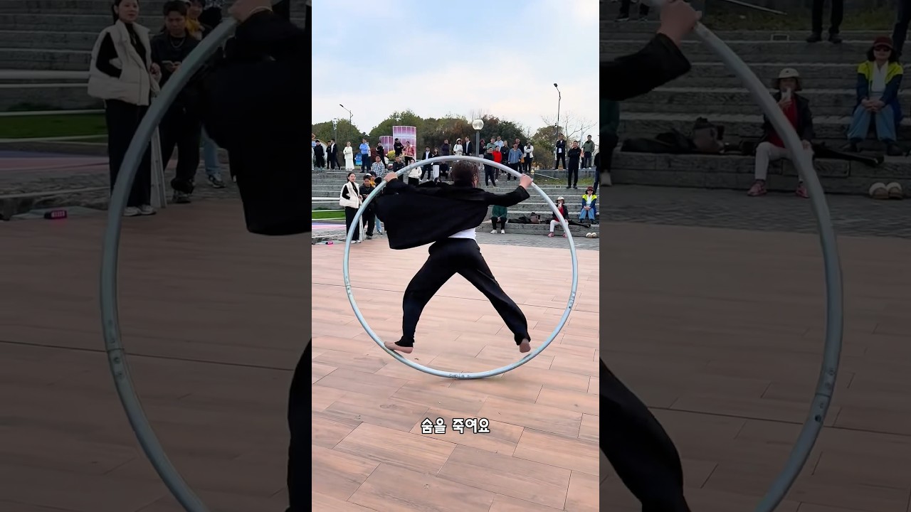 완벽하게 공연을 해낸 여자