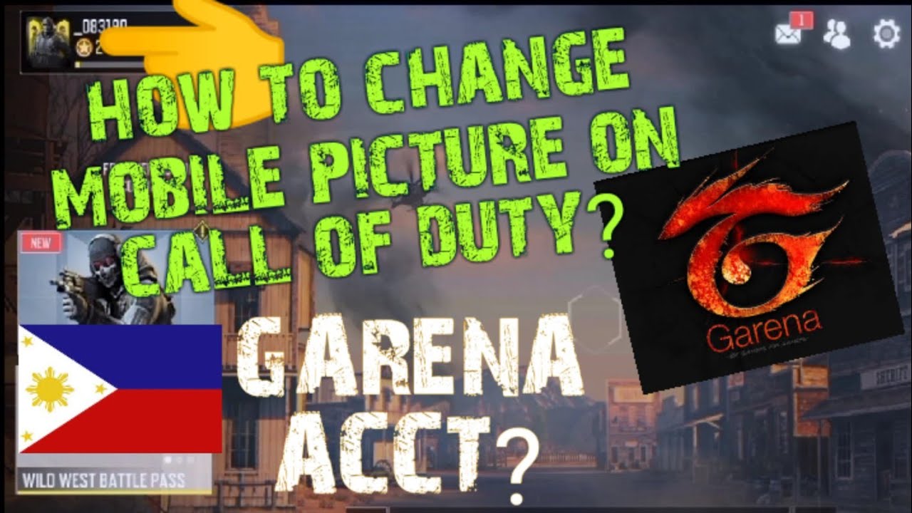 garena profile Update how to change avatar in cod mobile in garena account Philippines
