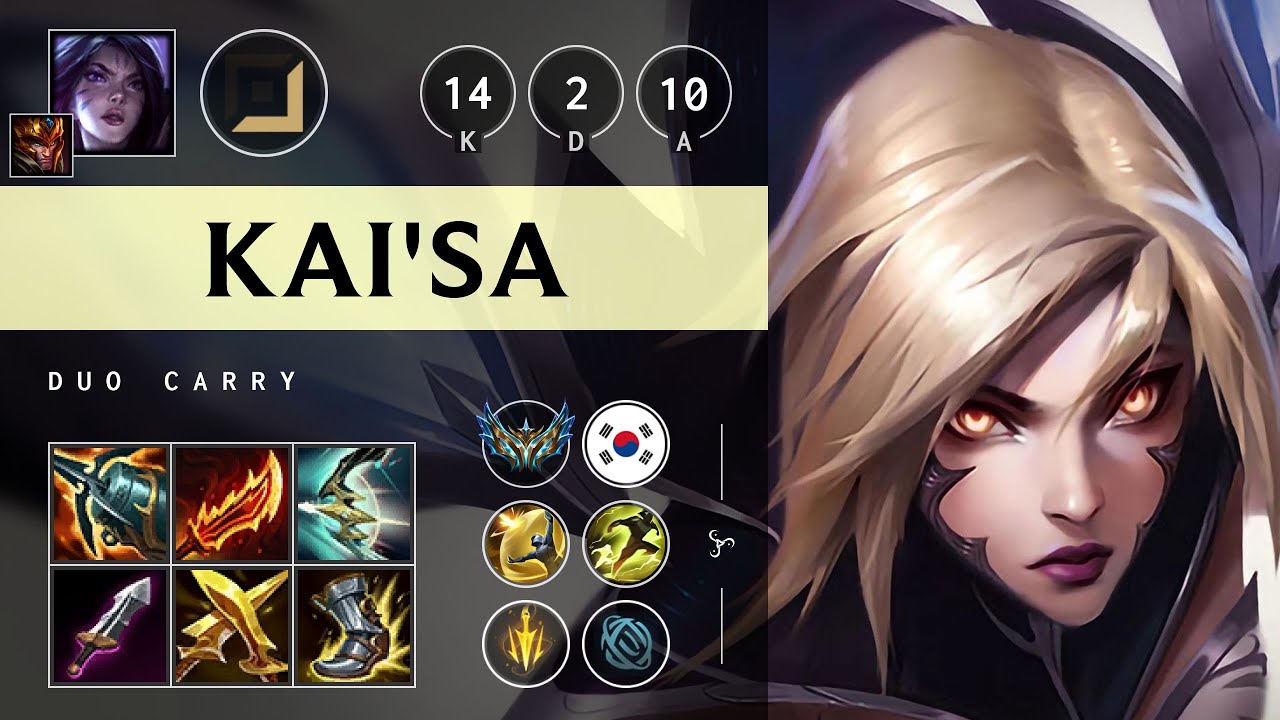 Kai'Sa ADC vs Ezreal - KR Challenger Patch 25.20