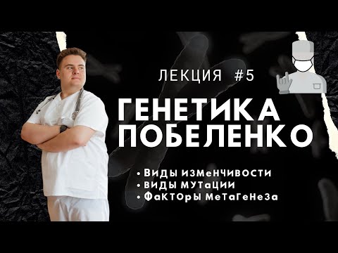 Медицинская генетика. Лекция 5. Виды изменчивости. Виды мутации. Факторы метагенеза.