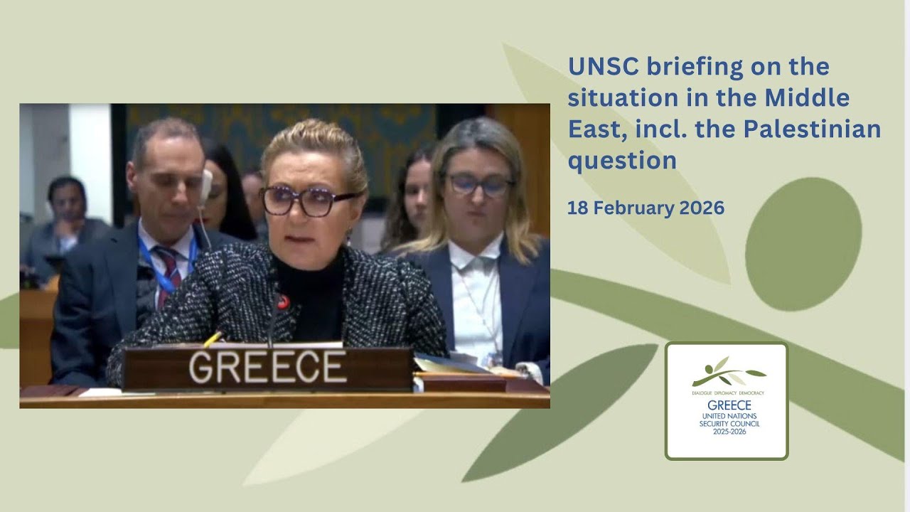 Statement of Greece at UNSC 10108th meeting on the Palestinian Question