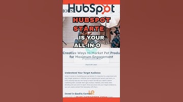 HUBSPOT STARTER YOUR GATEWAY TO AFFORDABLE CRM & MARKETING SOLUTIONS | THELOSTOFFER #hubspot #ai