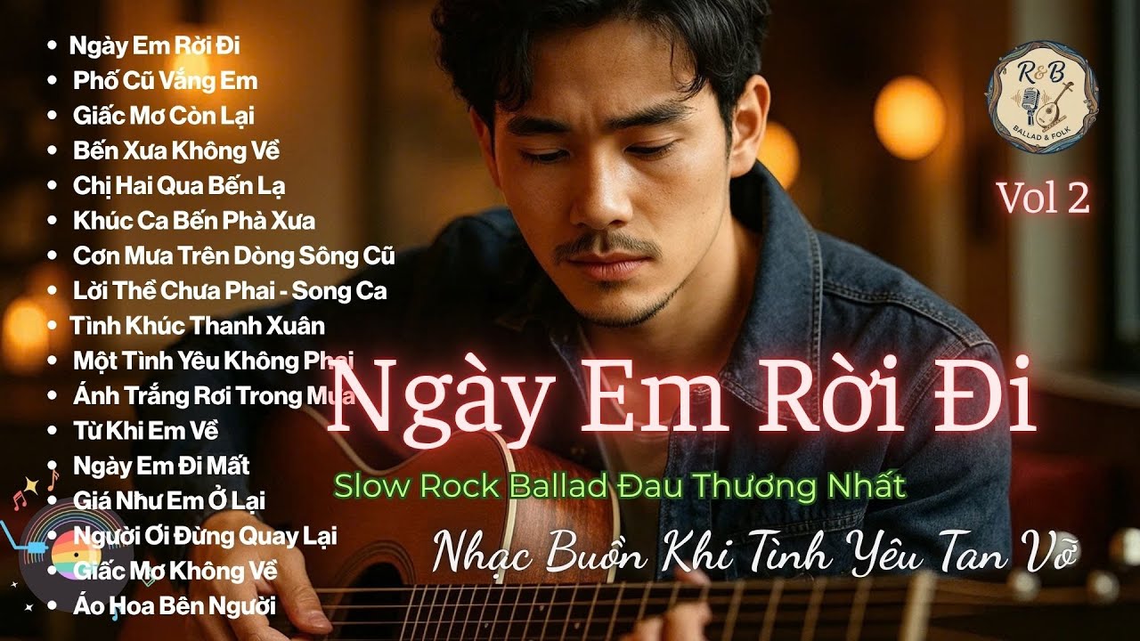 Ngày Em Rời Đi – Tổng hợp Slow Rock Ballad Đau Thương Nhất | Nhạc Buồn Khi Tình Yêu Tan Vỡ | R & B