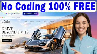Build $10,000 Animated Website in Google AI Studio for FREE (with Gemini 3.7 Flash)