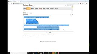 Project Euler Problem#29 Distinct power