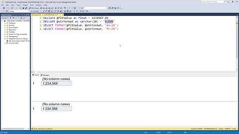 Converting numbers to strings in SQL Server: STR and FORMAT functions