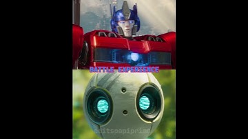 Optimus prime vs the wild robot #transformer #the wild robot #optimus prime #the wild robot #tf one