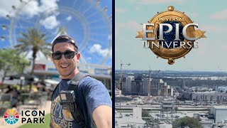 ICON Park: EPIC UNIVERSE Progress from The Orlando Eye!