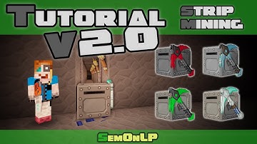 Tutorial - Stripmining - Mining Turtle V2.0 - Tekkit Lite (Computercraft) - [HD] [DE/GER]