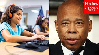 NYC Mayor Eric Adams Announces New Measure To Close 'Digital Divide' For City Students
