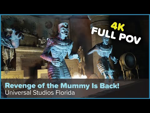 Video: Resensie van Revenge of the Mummy by Universal Studios