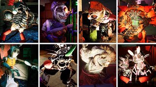 FNAF: Security Breach Ruin DLC - All Jumpscares in 3rd Person View