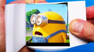 Minions 2 The Rise of Gru Flipbook. Funny minions 2 animation