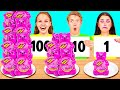 100 Schichten Nahrung Challenge | Lustige Situationen in der Küche von DaDaDa Challenge