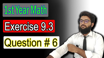 Class 11 Math Chapter 9 Exercise 9.3 Question 6 II Fundamental of Trigonometry