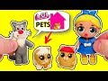 ЛЕПИМ ХОМЯКОВ ЛОЛ ПЕТС ИЗ ПЛАСТИЛИНА. КАК СДЕЛАТЬ ДОМ ДЛЯ ХОМЯКА | HAMSTER LOL PETS