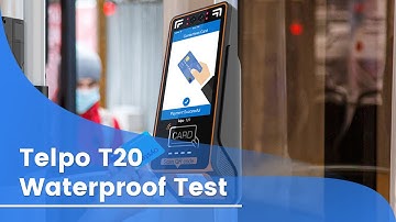 Telpo T20 Ticket Validator Waterproof Test