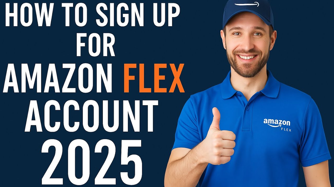 HOW TO create AMAZON FLEX account in 2025 (FULL TUTORIAL) - YouTube