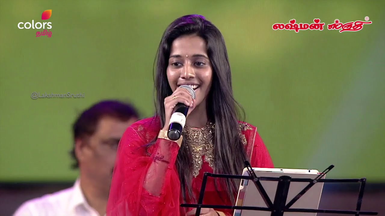      Singer Priyanka  MSV Show LakshmanSruthiMusicals  ColorsTamil
