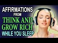 Powerful Wealth Affirmations From "Think and Grow Rich" by Napoleon Hill