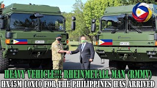 Heavy Vehicle Rheinmetall Man Rmmv Hx45M 10X10 For The Philippines Has Arrived