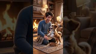 Alone boy and his puppy. #cutedog #aloneboy