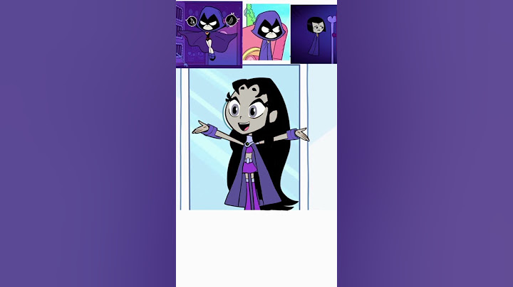Star Fire as Raven #teentitans#teentitansgo#raven#starfire#shorts