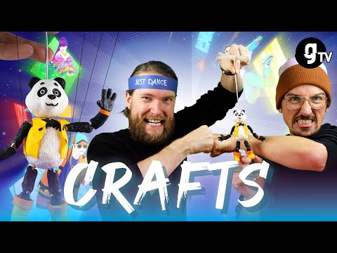JUST DANCE 2022: ClayClaim crafts his very own Just Dance Panda and has epic dance off!