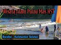 jalan ke Wisata Pulau Mas HST di Barabai Kalimantan Selatan