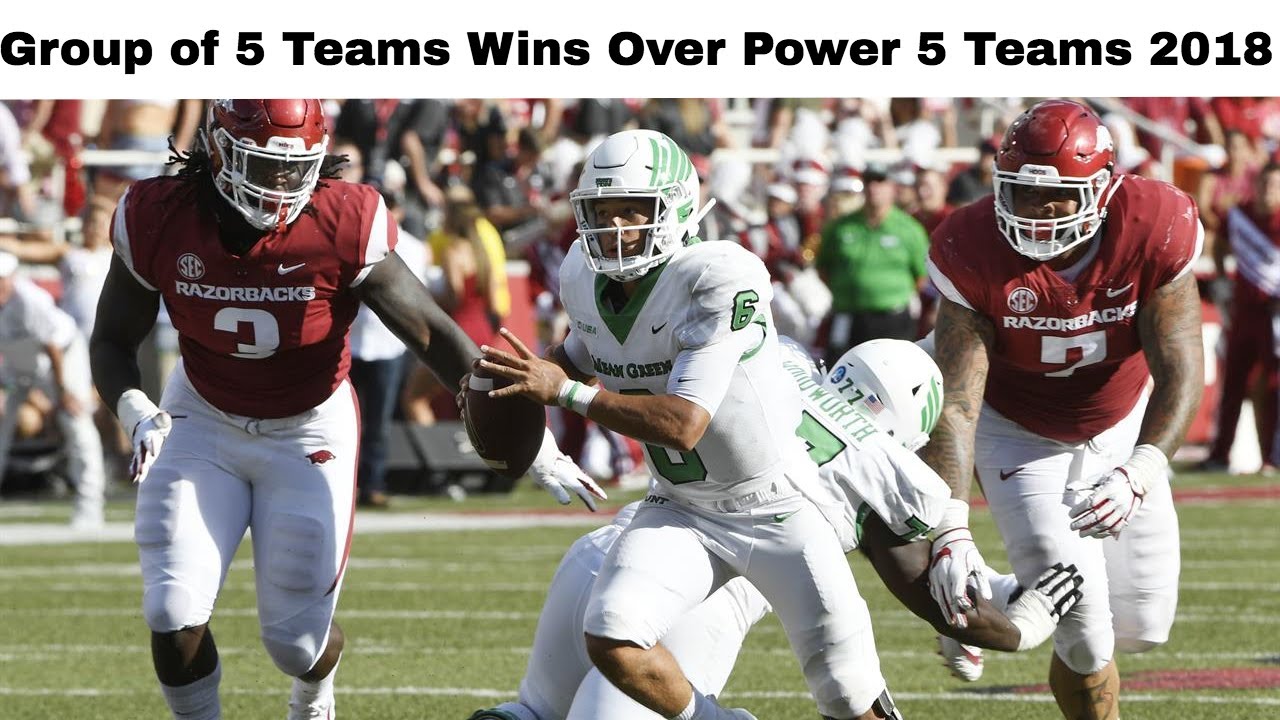 College Football: Group of 5 Teams Beating Power 5 Teams 2018 (Part 2)