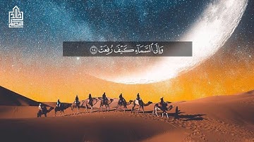 إبداع القارئ خالد البصيلي في (أفلا ينظرون إلى الإبل كيف خلقت)