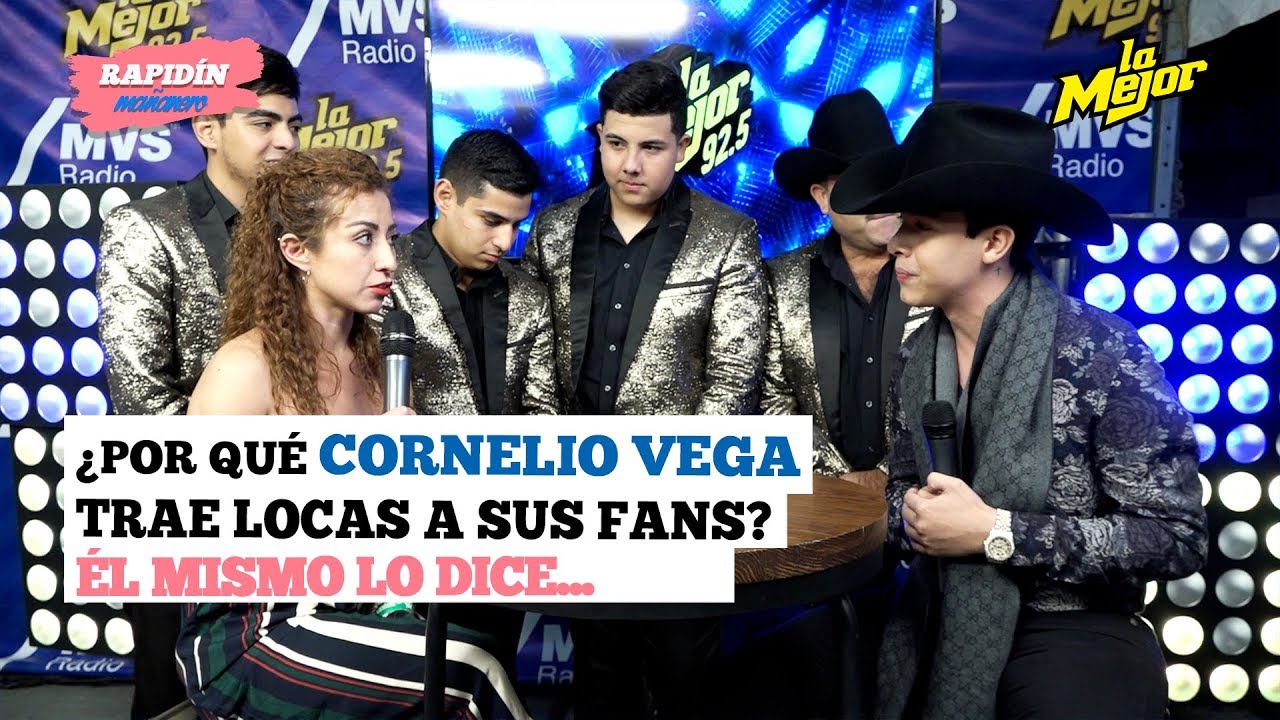 Cornelio Vega nos dice ¿por qué trae locas a sus fans en #ElMacroJoya2018 la mejor de todas