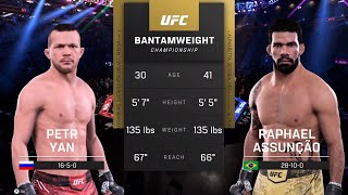 UFC 5 Gameplay Petr Yan vs Raphael Assuncao
