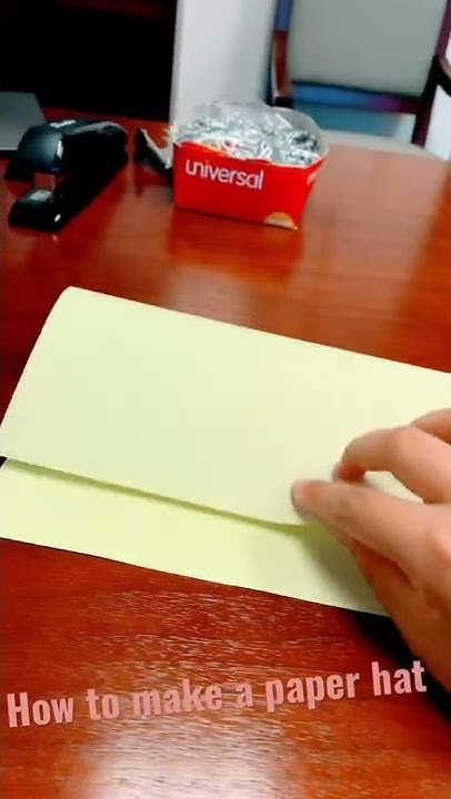how-to-make-a-paper-hat-easy-youtube