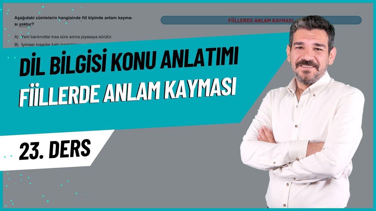 Fiillerde Anlam Kayması Nedir? 📝 Türkçe Konu Anlatımı + Örnekler